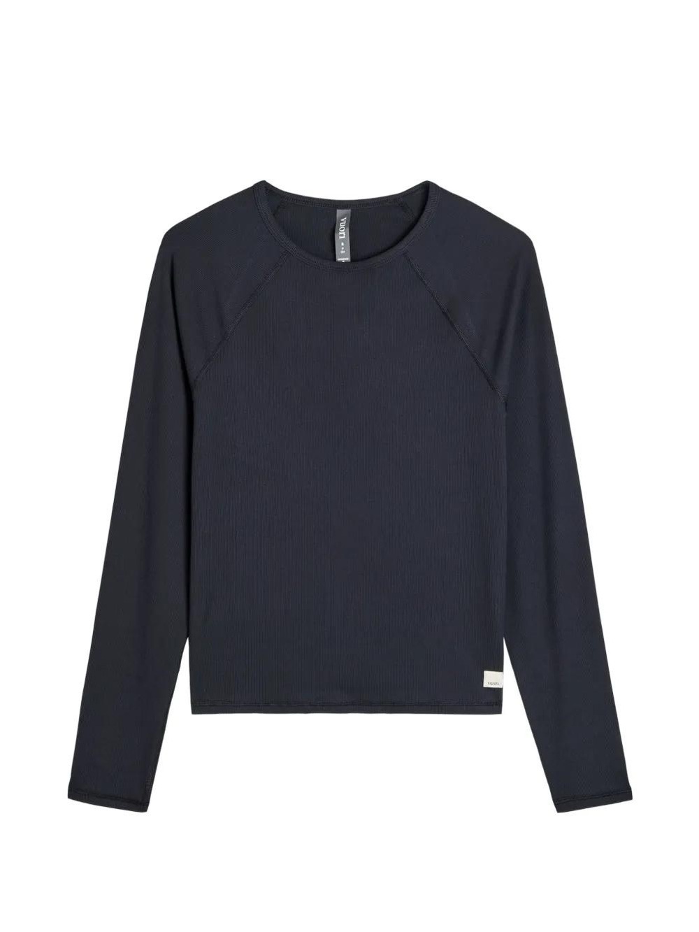 Vuori Long Sleeve Ribbed Crewneck Top - Navy